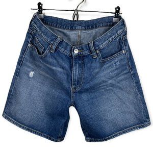 Uniqlo Women's Size 27” Medium Wash Jeans Shorts 8n040A